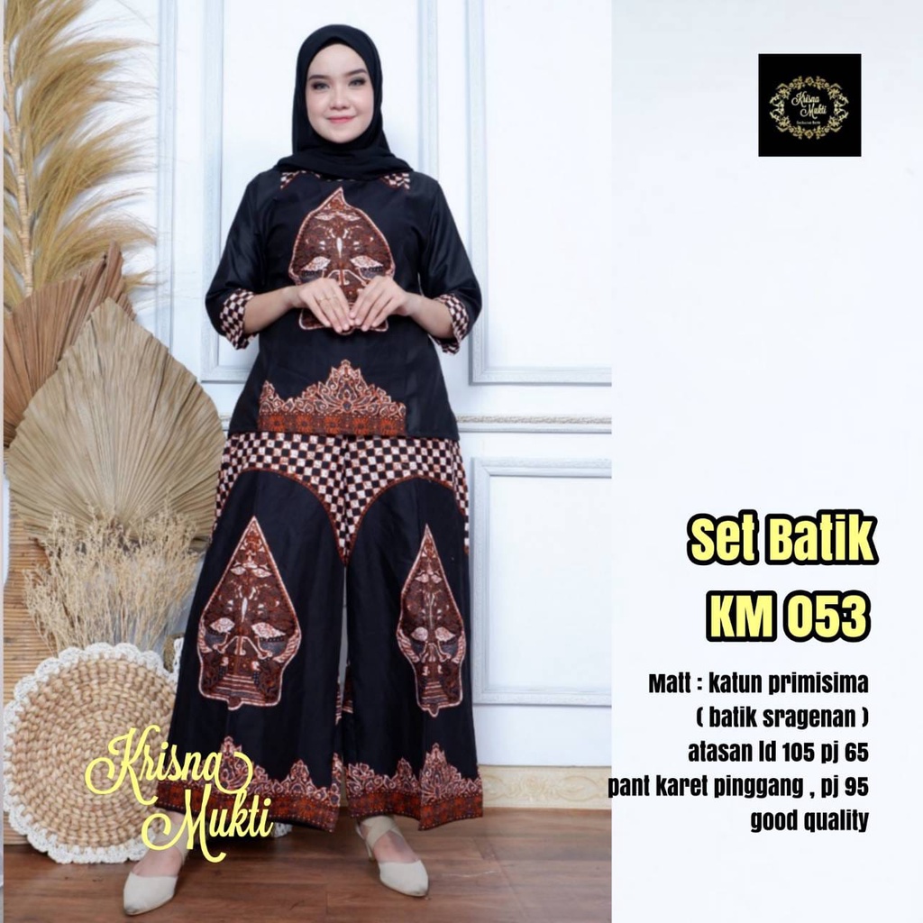 New Set kulot batik sragenan