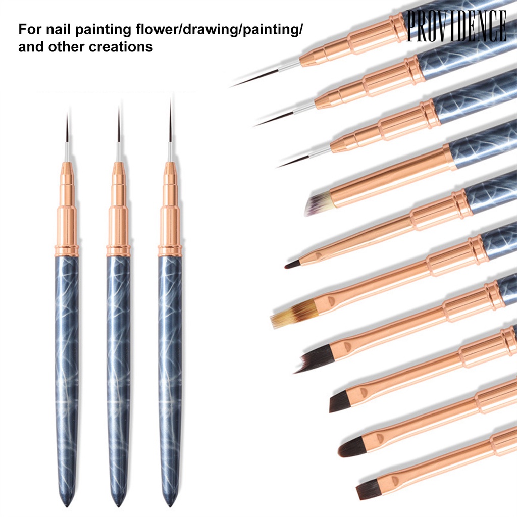 Providence Pen Gambar Garis Nail Art Bahan Metal Untuk Hadiah Wanita