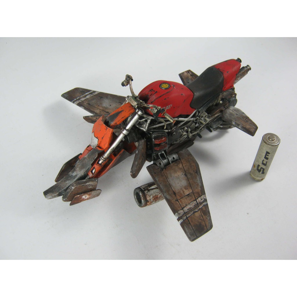 Hoverbike Flyingbike Ducati Monster Custom Diecast