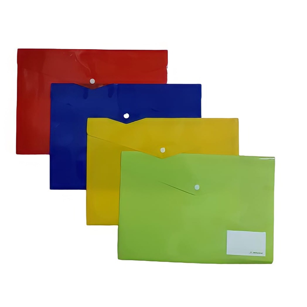 

MAP KANCING DOKUMEN KERTAS PLASTIK FOLIO WARNA TEBAL BAGUS