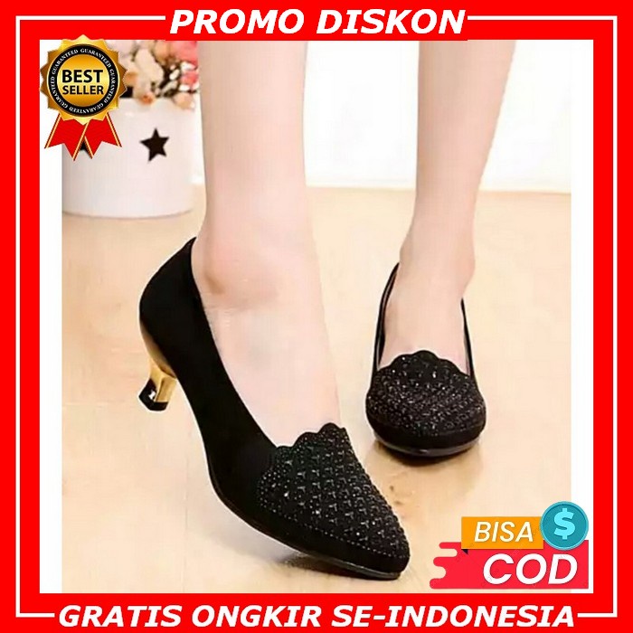 Sandal High Heels Wanita Terbaru 2022 Hells 3Cm Sendal Hak Tahu 3Cm Hi Abbushoes Js 13 High Heels Mo