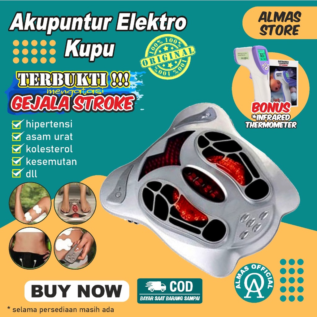Alat Pijat Kaki Kesehatan Terapi Refleksi Akupuntur Elektrik Pria Wanita Tua Muda | Alat Pijat Akupu