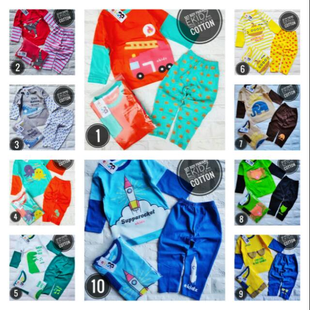 Setelan anak cowok ekidz