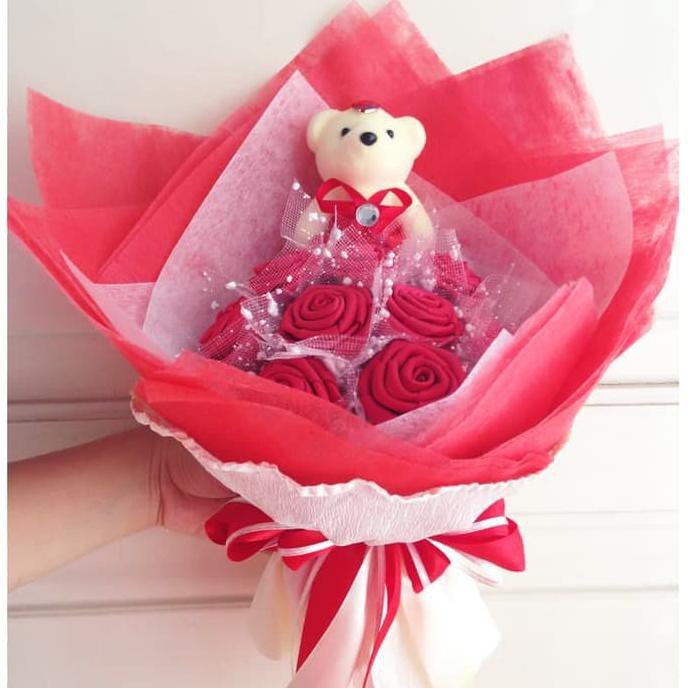 

Ready Stock Buket Bunga Valentine/ Kado Ulangtahun/ Kado Anniversary 9B+1Bb