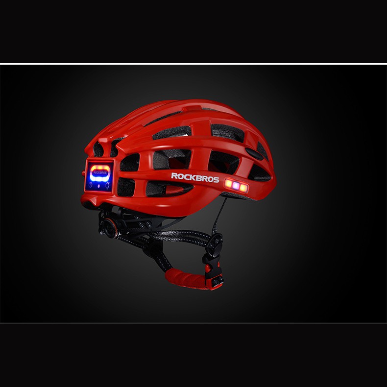 Grab medan ROCKBROS Helm Sepeda Light Cycling Bike Helmet with Headlight - ZN1001