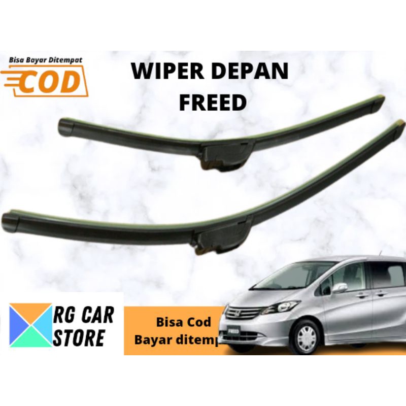 WIPER HONDA FREED FRAMELESS ISI 2PCS DIJAMIN PNP BERKUALITAS