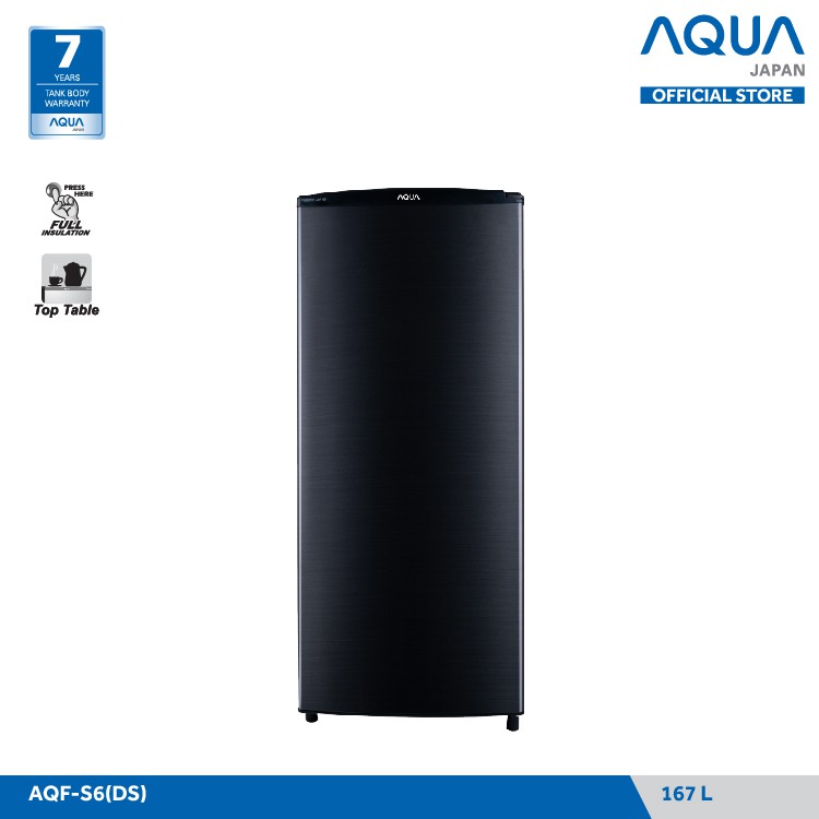 AQUA JAPAN Freezer 6 Rak AQF-S6 167 Liter FREE ONGKIR JABODETABEK