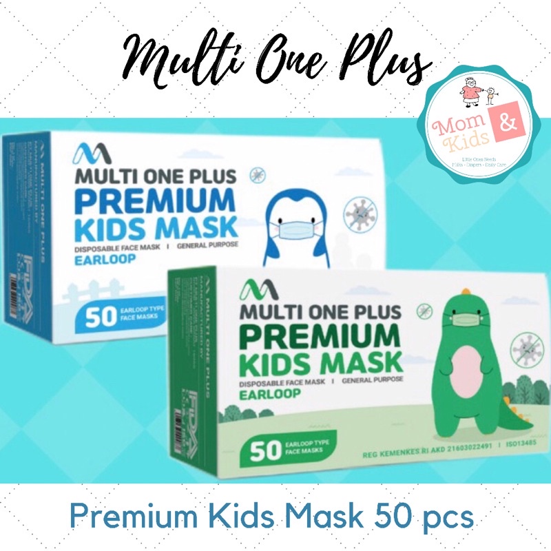 Masker MOP Anak Premium 50 pc / Masker Anak Multi One Plus