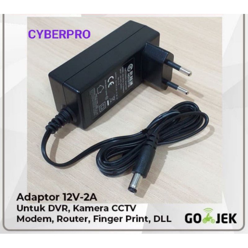 adaptor camera CCTV 2Ampere 12volt, adaptor 2A 12V