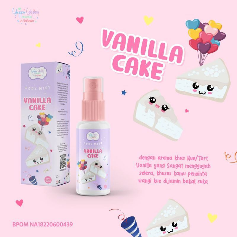 [BPOM] BODYMIST DESSERT SERIES By YEPPU x CHINGU By KIYOWO SIAPP KIRIM