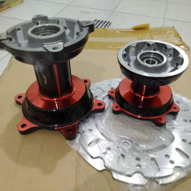 tromol crf lubang 36 plus disk dan laher ( harga sepasang )