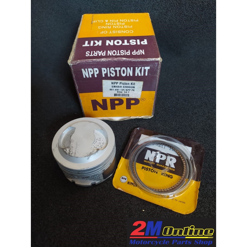 Mm Seher Piston Kit Smash Shogun XB Dim 54.7 Pen 14 Merk NPP NPR