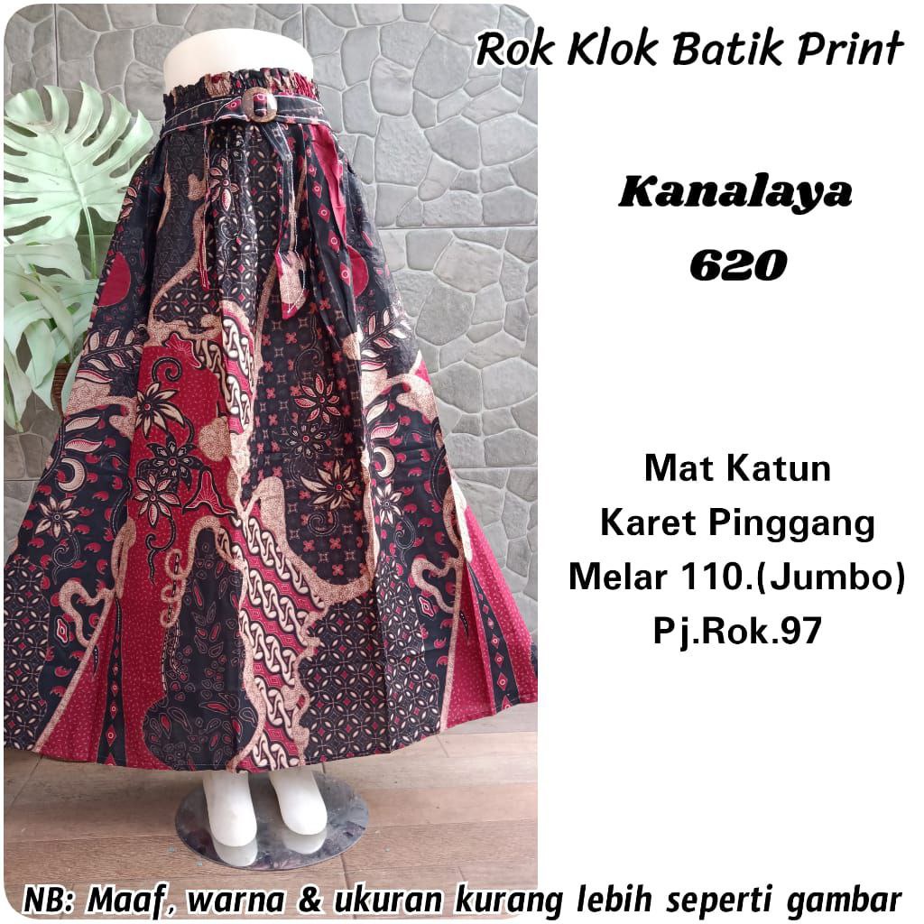 (Dijamin RealPict) Rok Batik original Pekalongan garansi harga termurah Rok Klok Modern By BellaQ-5