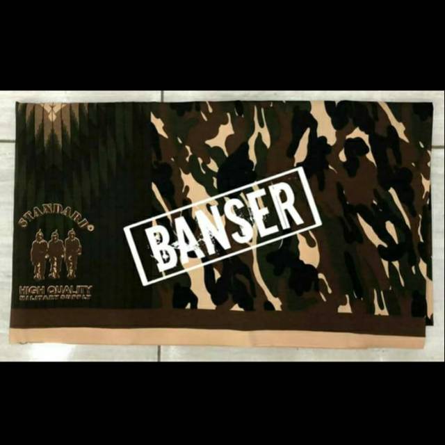 Sarung BANSER- Sarung Loreng Banser - Sarung sholat Banser