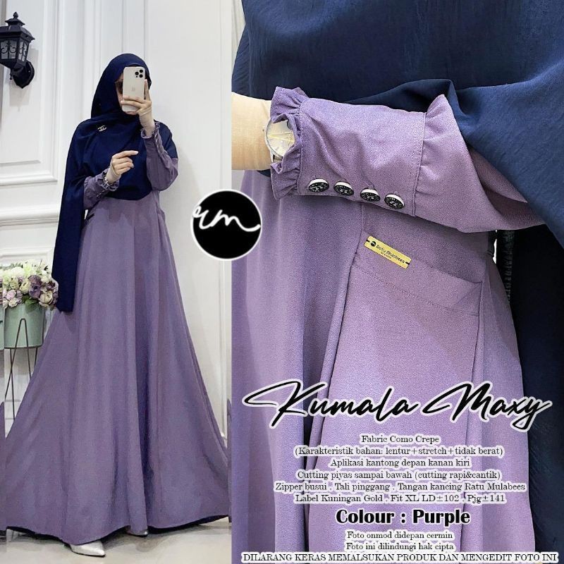 Gamis Kumala Maxy ORI by Ratu Mulabees