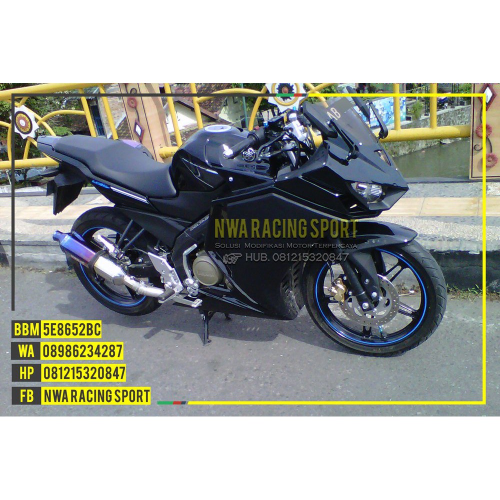 Full Fairing R25 V2 Terpasang Di New Vixion Murah Murah Shopee