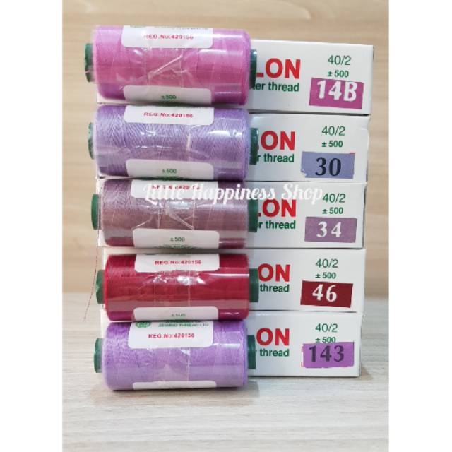 Benang Jahit Yamalon Pink dan Ungu 2