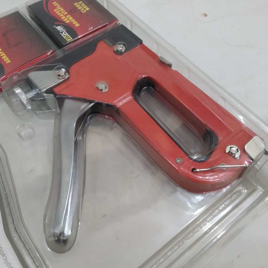 heavy duty 3 jenis way Staples Stapless Steples staple gun Jok Tembak 3in1 4-14mm