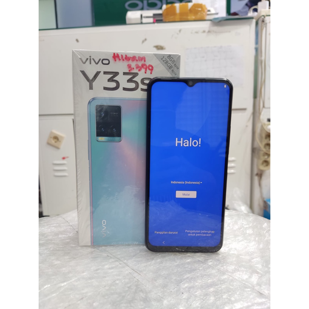 Vivo Y33S Ram 8 + 4 Rom 128GB (SECOND)