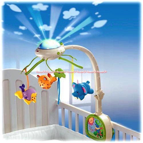 Fisher Price Rainforest Dream Mobile Mainan Hias Untuk Box Bayi