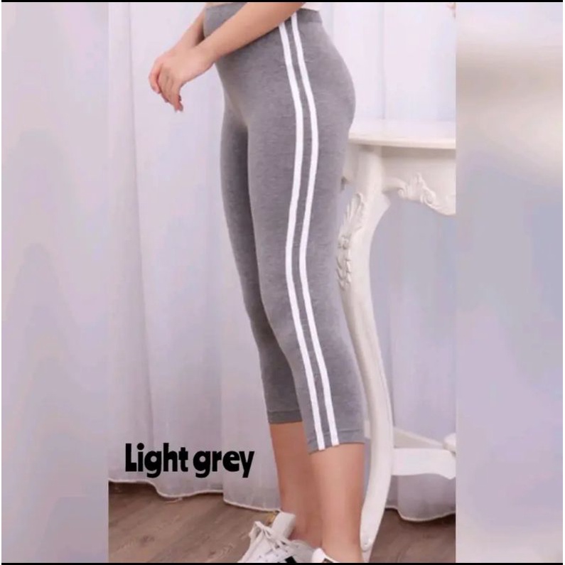 Celana wanita 7/8 list import / celana legging wanita 7/8