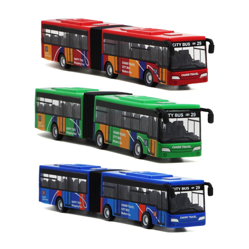 Mary Kids Die-Cast Metal Mainan Untuk Mobil Untuk Anak Laki-Laki Usia 3-8 Tahun Pull Back Car City Bus To