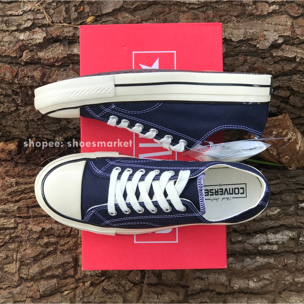 SEPATU CONVERSE 70S HIGH LOW NAVY ALL STAR CHUCK TAYLOR OBRAL MURAH