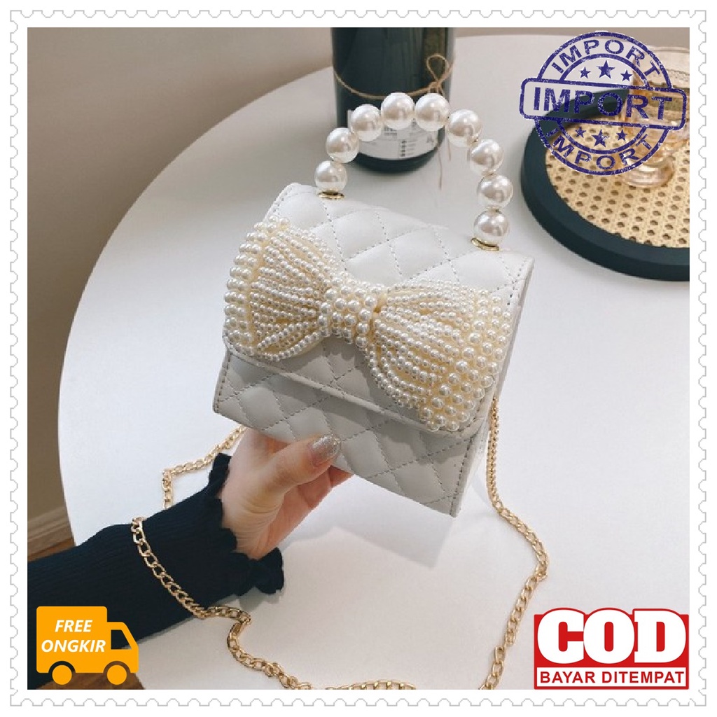 TAS SELEMPANG WANITA IMPORT KVC9073 PESTA BAHU SLINGBAG JINJING MURAH KONDANGAN BATAM JAKARTA KANTOR
