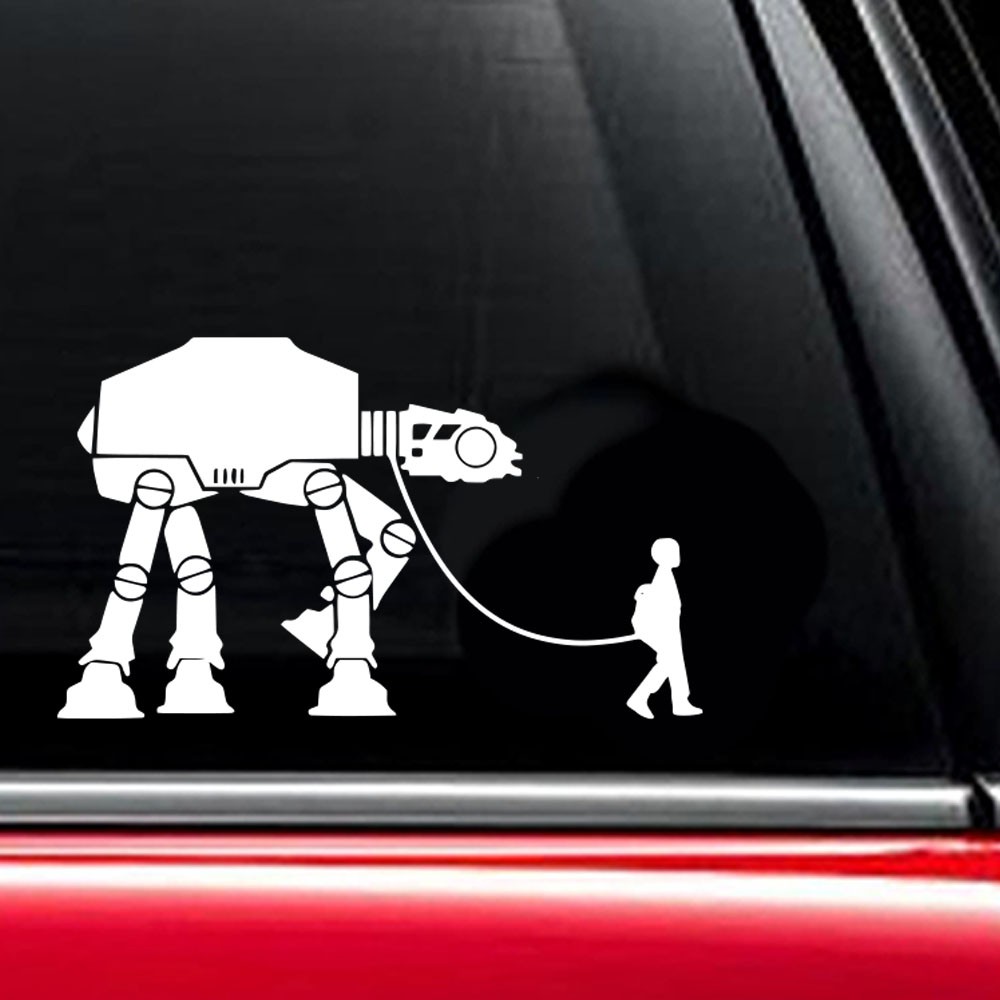 Stiker Mobil Anak & pet Robot AT-AT Star Wars Sticker Car Decal Boy
