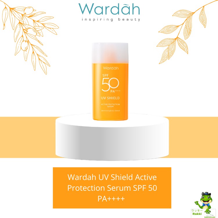 ❣️Rakkistore99❣️Wardah UV Shield Active Protection Serum SPF50 (ORANGE SPF 50) (100% Original)