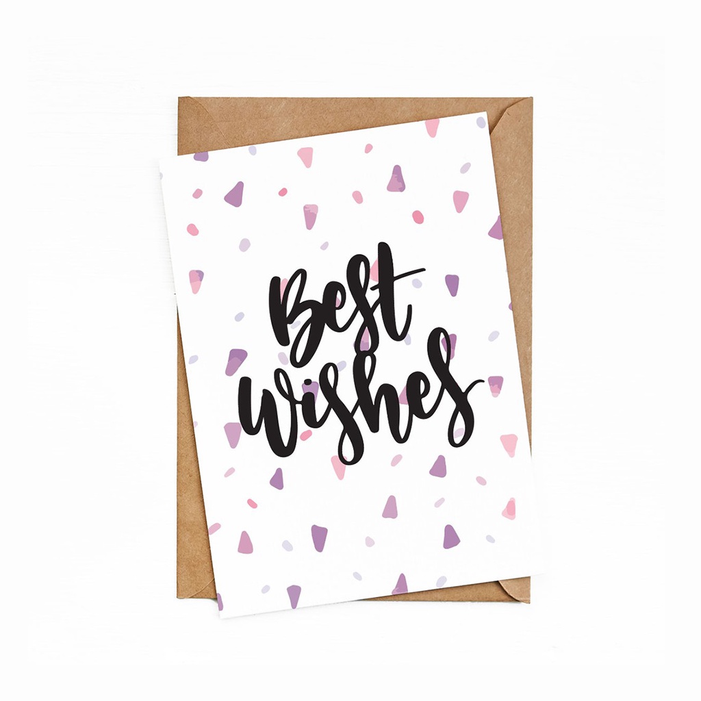 

Bukuqu Greeting Cards GC005 - Best Wishes - Kartu Ucapan