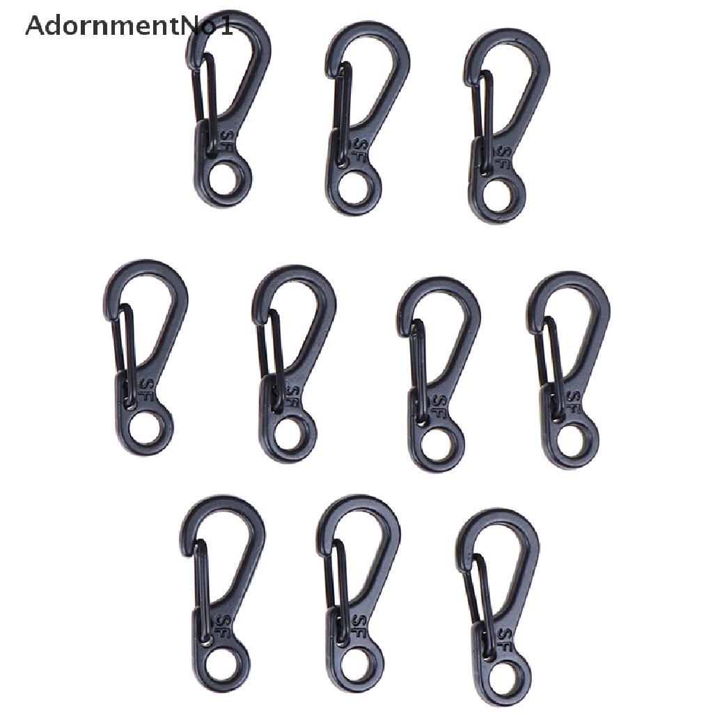 (AdornmentNo1) 10pcs Klip Carabiner Mini Untuk Camping