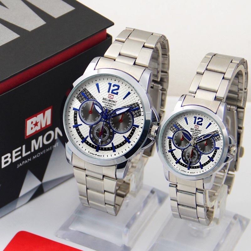 Jam Tangan Couple Rantai BELMONT BM 6009