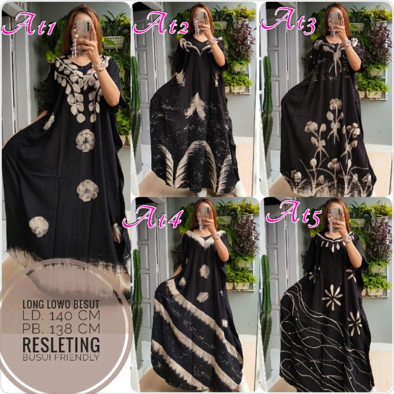 Longdress kelelawar  big size HSB daster lowo busui jumbo batik cap