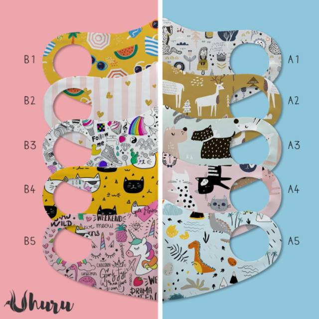 Masker Scuba Custom Print