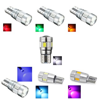  Lampu  LED  Xenon  T10 501 5630 6SMD W5W untuk Sisi Mobil  