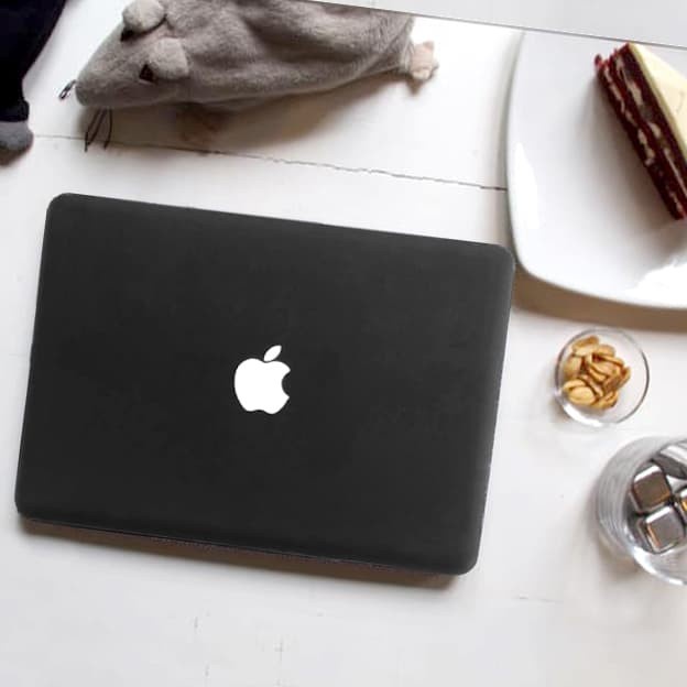 

Premium Cover Hardcase Macbook Air 13 Black Matte Hitam Protector Casing