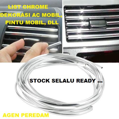 TERMURAH List Dekorasi AC mobil.Interior Mobil,AVANZA,CALYA,AGYA,LIST CHROME,SIGRA,XENIA