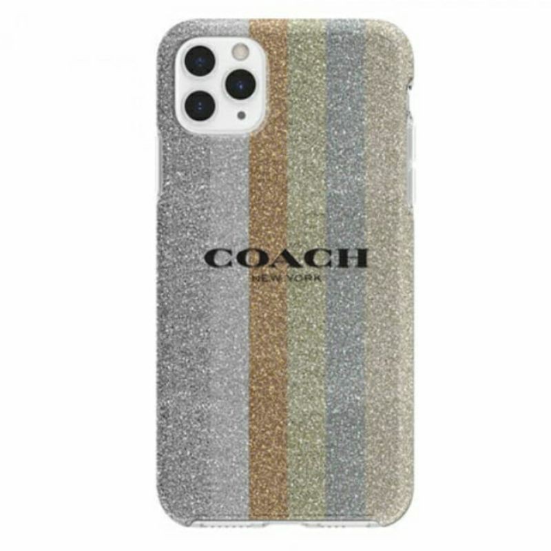 Original Coach Americana Glitter iPhone 11 Pro Max Hard Case Casing Kesing iPhone11 Protective Cover
