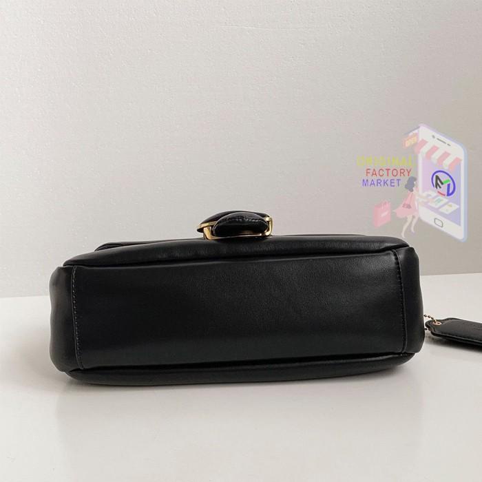 TAS COACH 0772 Tabby Pillow Shoulder Bag 26 Black ORIGINAL