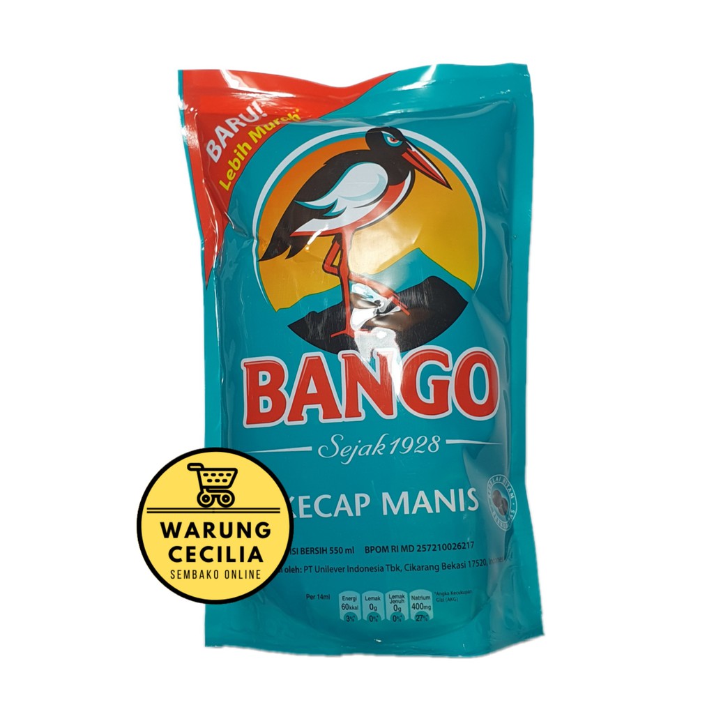 

Kecap Manis Bango 550 ml