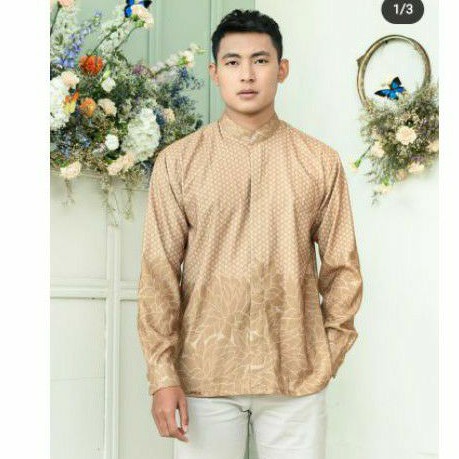 SIAP KIRIM GAVIN LONG SHIRT HAZEL L