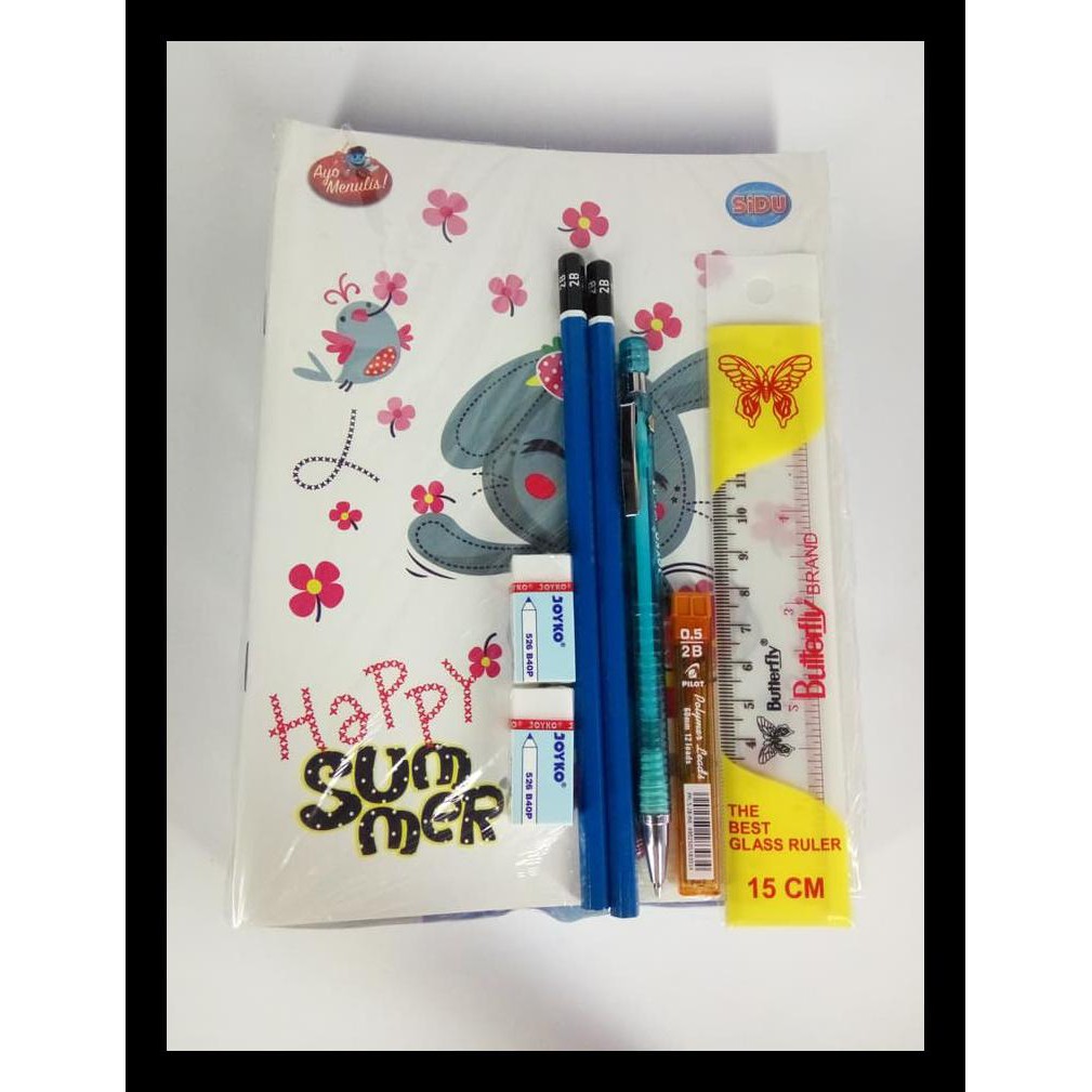 NEW PAKET ALAT TULIS SD SIAP SEKOLAH 1 PAKET ALAT TULIS TERMURAH PING LENGKAP
