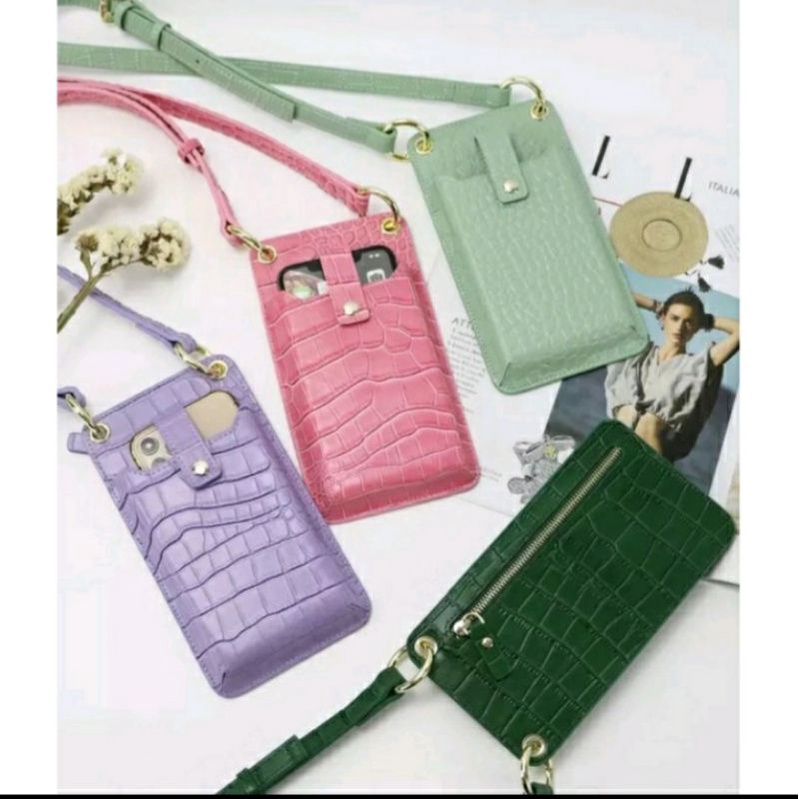 SLing bag croco(SLing phone SLing Handphone) croco mini/Andin/ tote bag