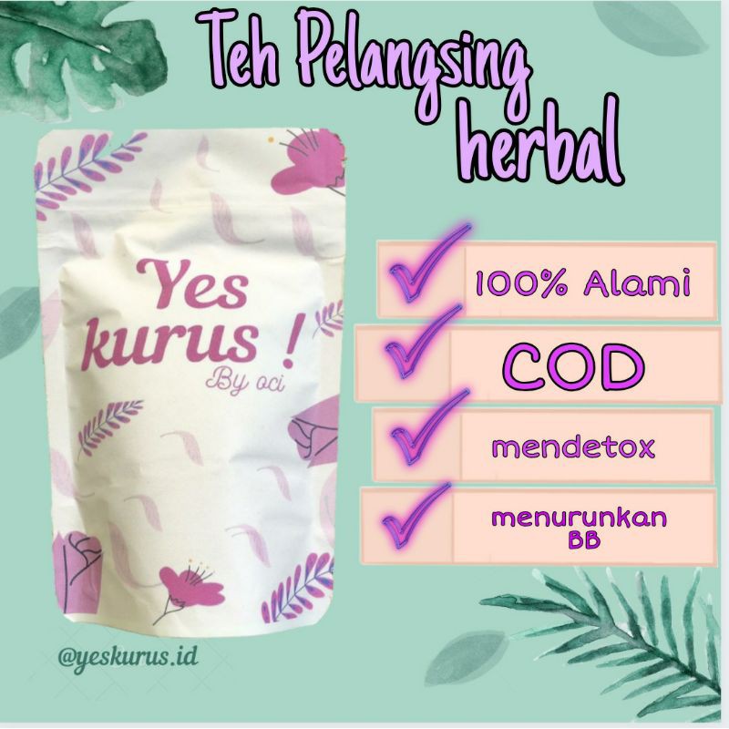 

TEH DIET HERBAL | sliming tea | PELANGSING