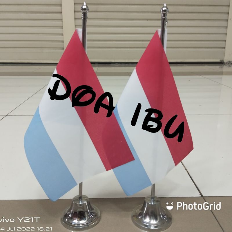 

best seller tiang stenlis meja+bendera LUXEMBOURG ready stock