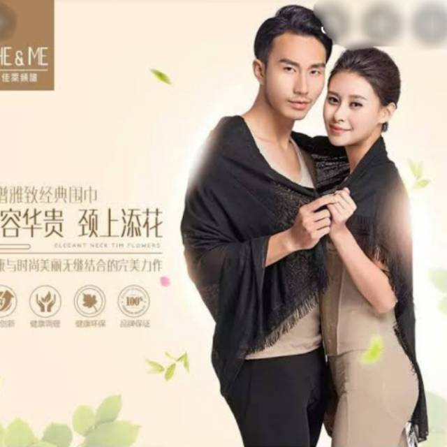 HE&ME Spectrum Elegant Scarf / Syal by CANAI.