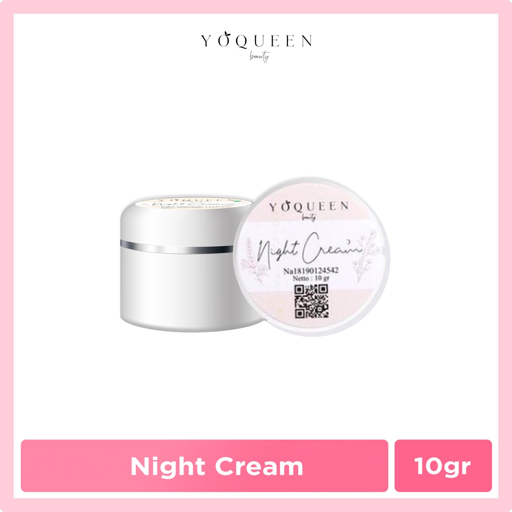 [FREE KUAS/SPATULA] NIGHT CREAM BY YOQUEEN BEAUTY