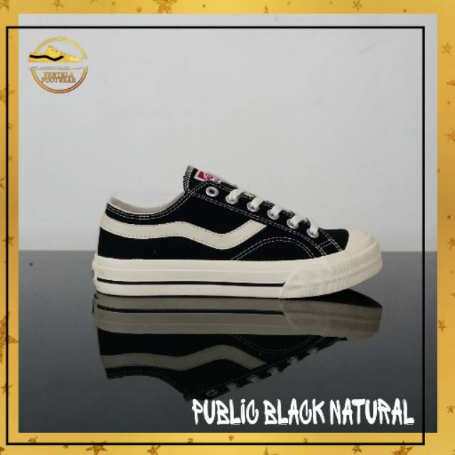 VENTELA PUBLIC LOW BLACK NATURAL