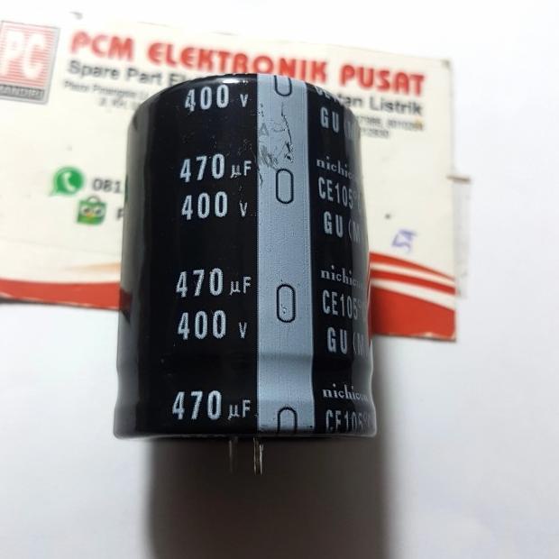 Elco 470 uf 400 volt 470uf 400v nichicon 105'